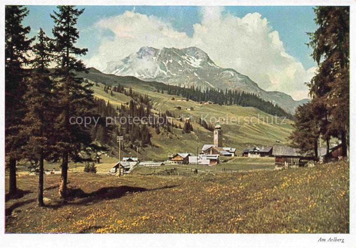 Lech Vorarlberg AT mit Karhorn und Oberlech