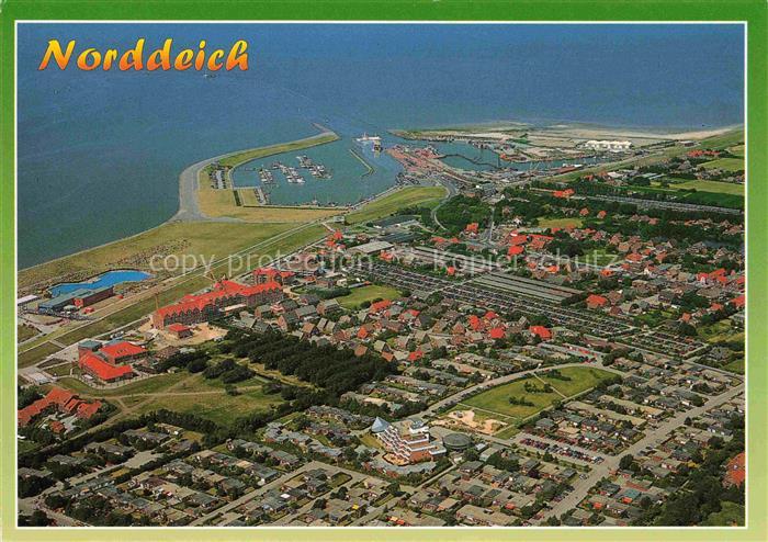 Norddeich  Norden Nordseebad Fliegeraufnahme