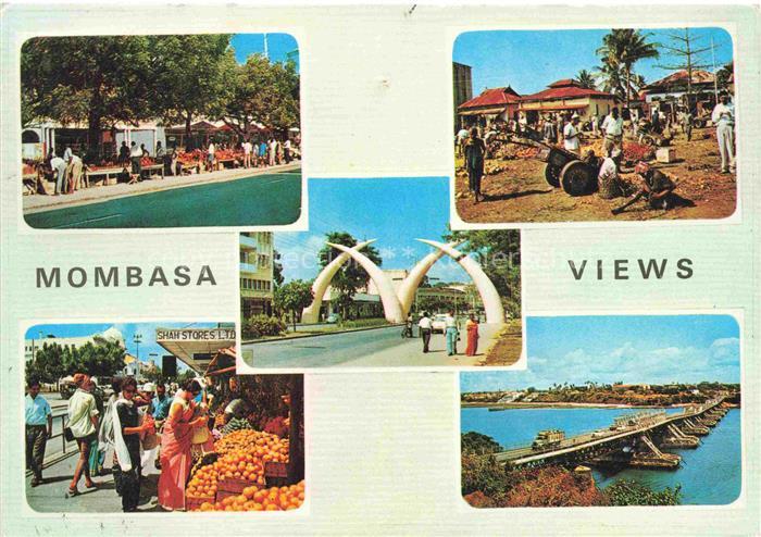 Mombasa Kenya Markt Bruecke