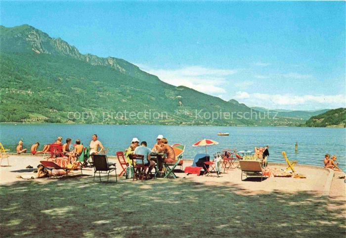 Caldonazzo Trient Trentino-Alto Adige IT Motivo sulla spiaggia