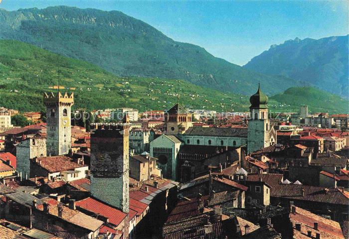 TRENTO Trient Trentino-Alto Adige IT Panorama con le Torri e la Vigolana