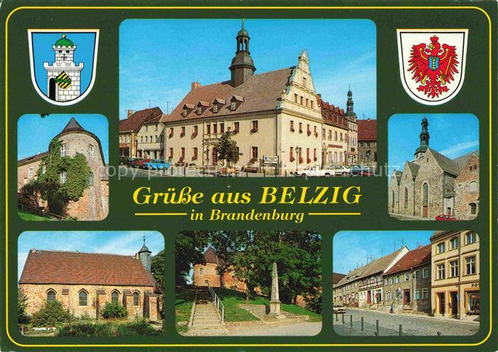 Belzig Bad Schloss Rathaus Kirche Ortspartien