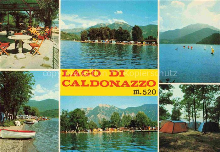Trentino IT Lago di Caldonazzo Teilansichten