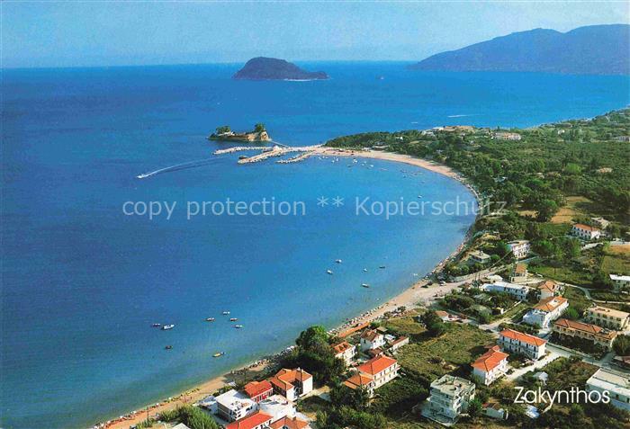 Zakynthos Zante Greece Fliegeraufnahme