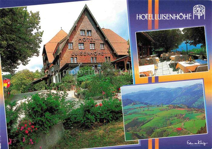 Horben Breisgau Schwarzwald Hotel Luisenhoehe Terrasse