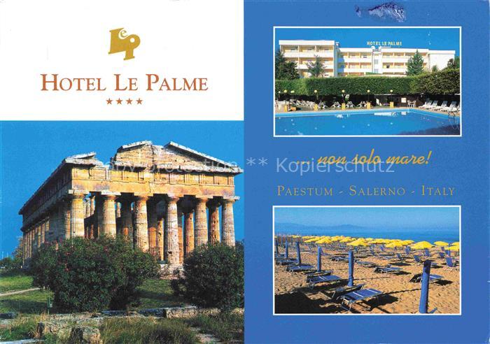 Paestum Pestum Capaccio IT Hotel Le Palme Freibad Strand Tempel