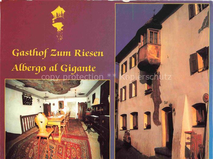 Tarsch Latsch Trentino IT Gasthof Zum Riesen Gaststube Bar