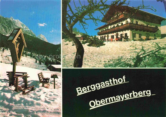 Lofer AT Wegekreuz Berggasthof Obermayerberg
