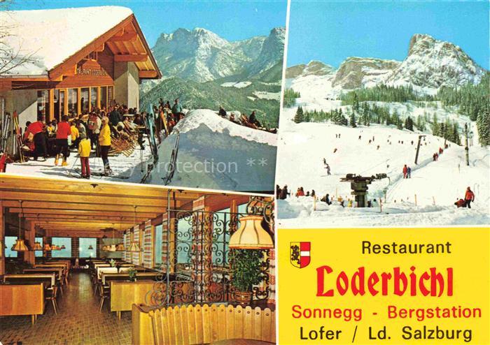 Lofer AT Panorama Restaurant Loderbichl Gastraum Sonnegg Bergstation