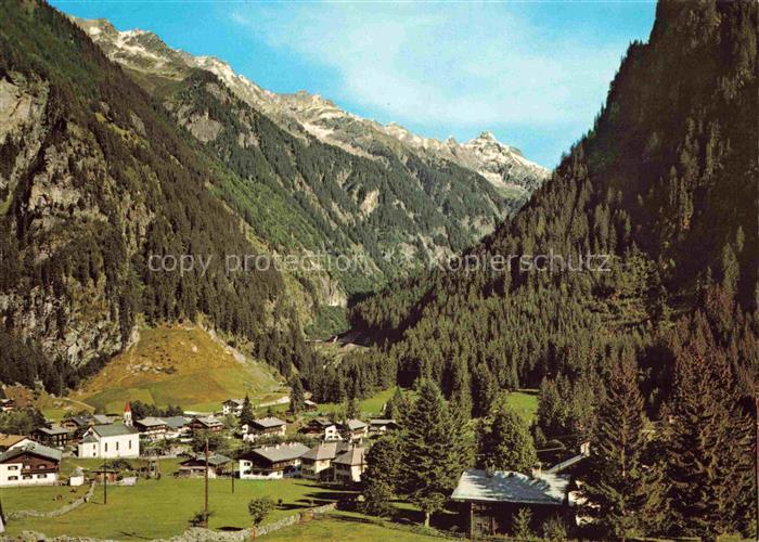 Ginzling Mayrhofen Tirol AT Blick ins Floitental