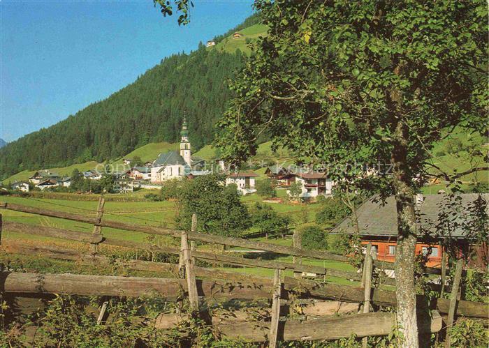 Oberau  Wildschoenau Tirol AT Panorama Kirche