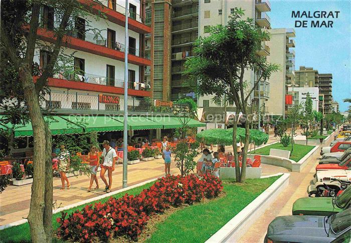 Malgrat-de-Mar Cataluna ES Paseo Maritimo
