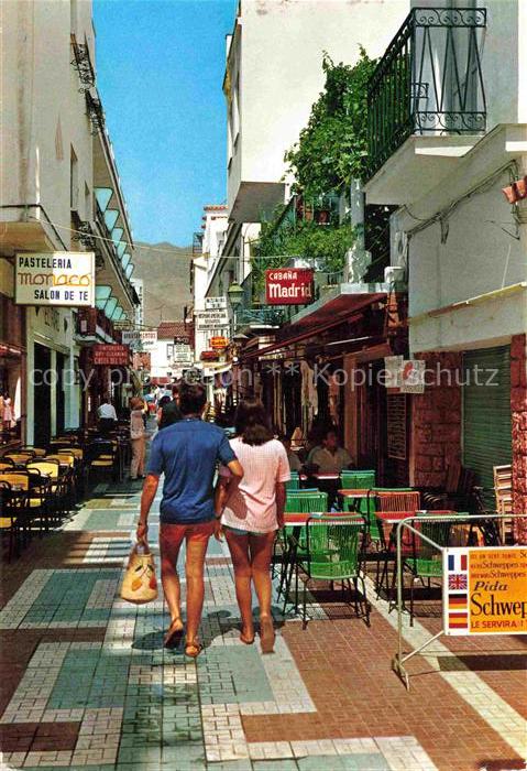 Torremolinos ES Calle tipico