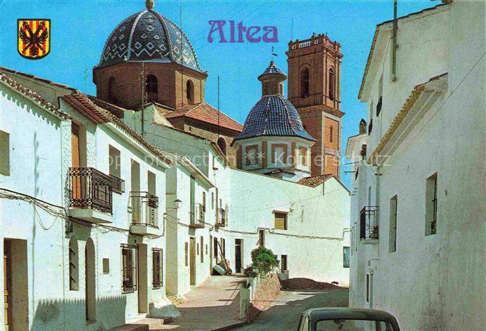 Altea Costa Blanca ES Calle Tipica