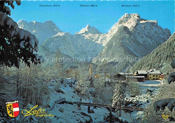 Lofer AT im Saalachtal Ochsenhorn Reifhorn Breithorn