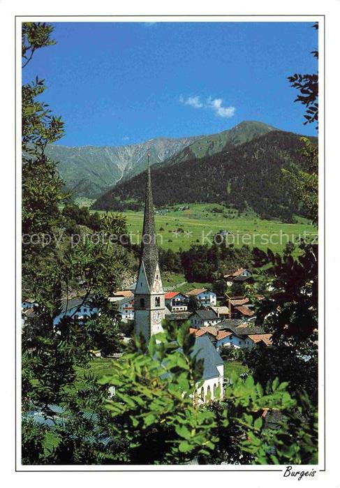 Burgeis Mals Suedtirol IT Panorama Kirche