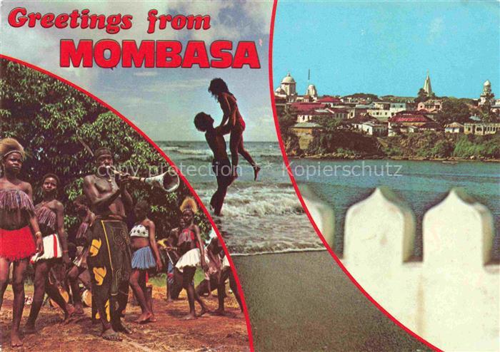 Mombasa Kenya Folklore Panorama Strand
