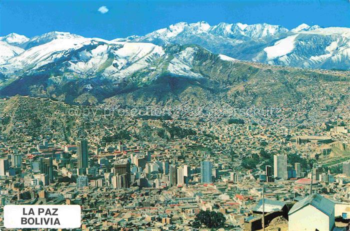 LA PAZ Bolivia Zona central Panorama