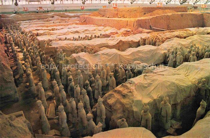 China The internal scene of warrior pit