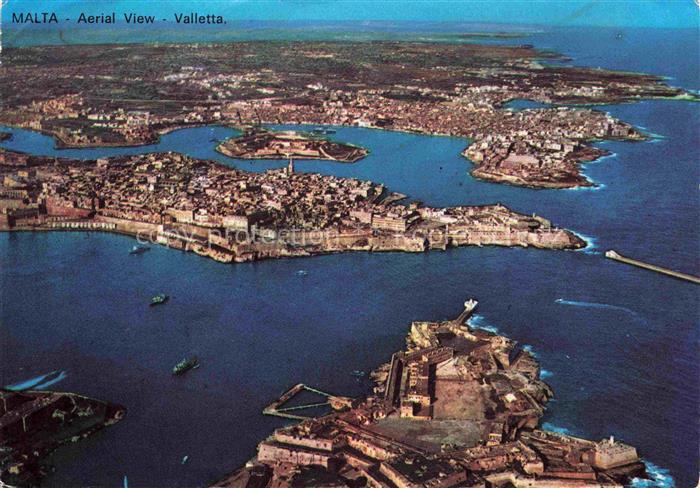 Valletta Malta Fliegeraufnahme