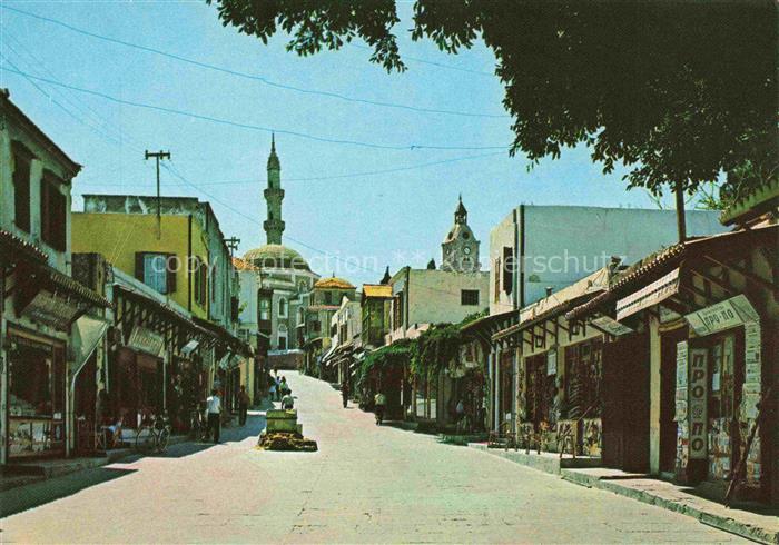 RHODOS Rhodes Greece Sokratus Strasse