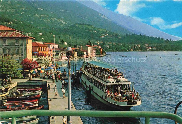 Malcesine Lago di Garda Landungsbruecke