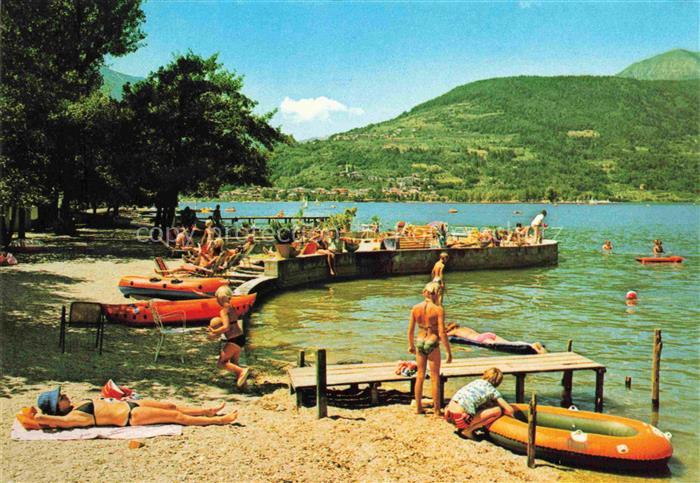 Caldonazzo Trient Trentino-Alto Adige IT Lago di Caldonazzo Motivo al Camping