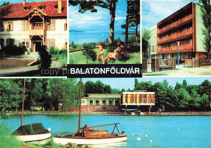 Balatonfoeldvar HU Teilansichten Strand Hotels Balatonpartie