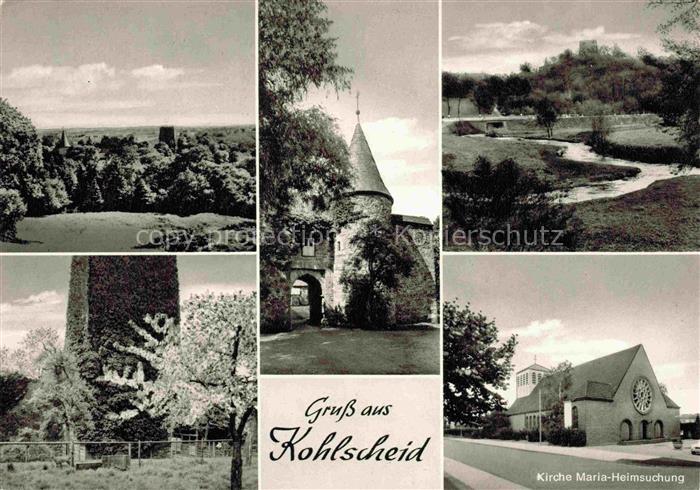 Kohlscheid Panorama Stadttor Kirche Maria Heimsuchung