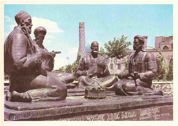 Samarkand Usbekistan Denkmal Usbekischen Dichtern
