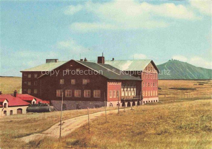Krkonose Karkonosze Riesengebirge Lucni bouda Wiesenbaude Snezkas