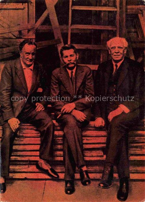 Moskau Moscou MOSCOW RU Maxim Gorki I.Katschalov S. Stanislavovitsch