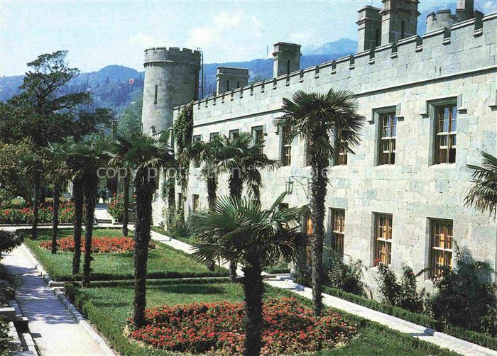 Alupka Krim Crimea Woronzowskij Palast Garten