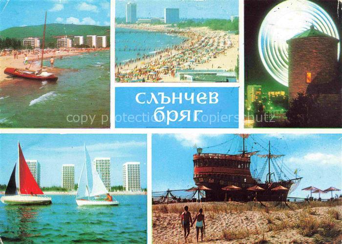 Slantchev Brjag Segelbot Strand