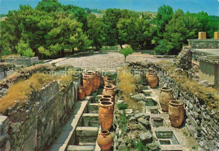 Knossos Cnosse Kreta Crete Greece Die Keller nach dem Westhof