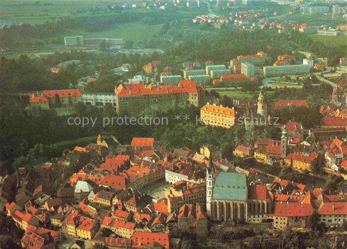Krumlov Statni Zamek Cesky Schloss von Oben