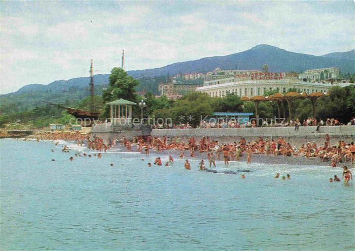 Yalta Jalta Krim Crimea Promenade Strand