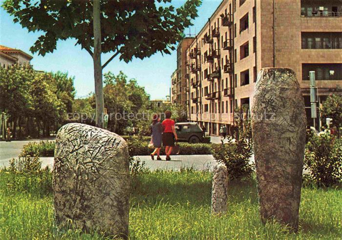 Jerewan Armenia Blick auf die Strasse Abovjana