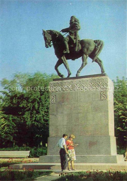 Alma-Ata Almaty Kasachstan Denkmal Amanhelde Imanovu