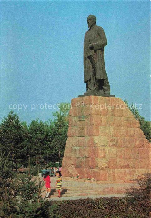 Alma-Ata Almaty Kasachstan Denkmal Abaju Kunanbaewu