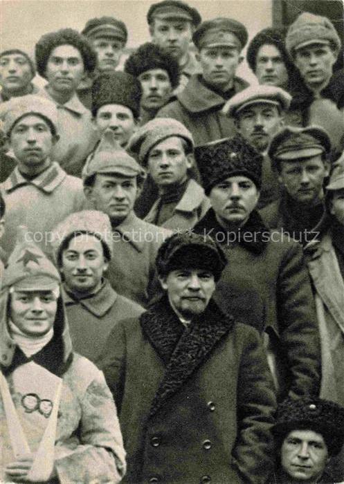 LENIN Wladimir Iljitsch Politik Politics Politique Gruppenfoto Moskau