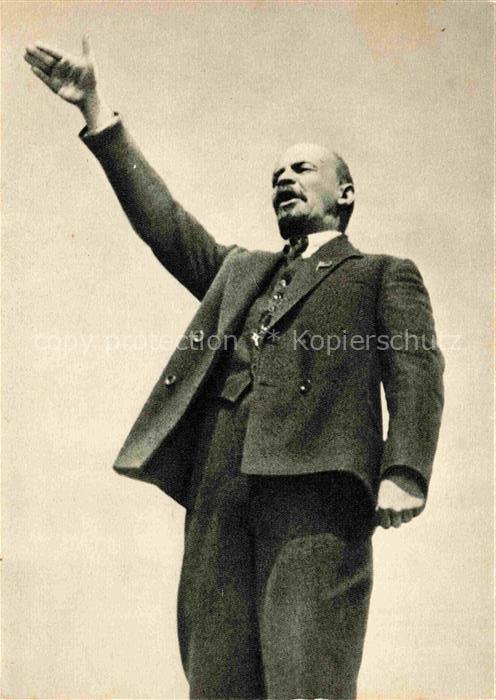 LENIN Wladimir Iljitsch Politik Politics Politique Roter Platz Moskau Redehaltun