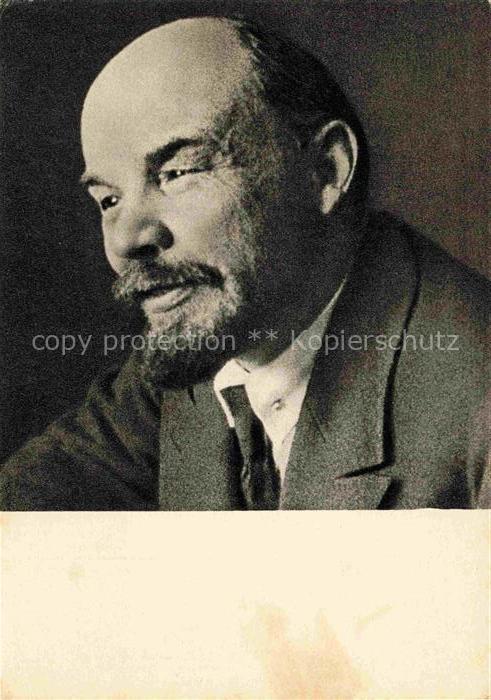 LENIN Wladimir Iljitsch Politik Politics Politique Moskau Februa