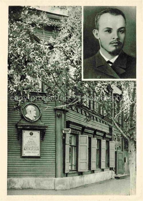 LENIN Wladimir Iljitsch Politik Politics Politique Kujbischew Wohnhaus