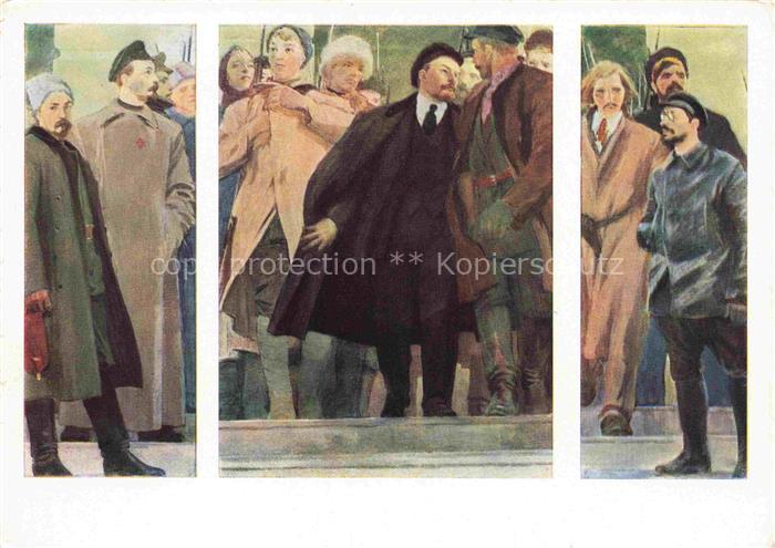 LENIN Wladimir Iljitsch Politik Politics Politique M. Natarevitsch Oktober