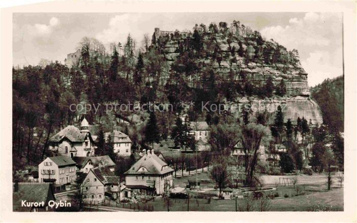 Oybin Sachsen mit dem Berg Oybn