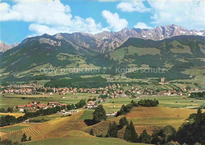 Sonthofen  Oberallgaeu Fliegeraufnahme