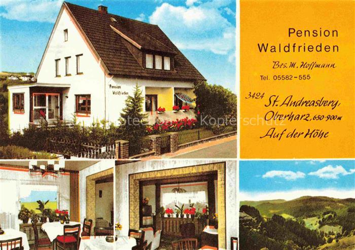 St Andreasberg Harz Pension Waldfrieden Gastraum Panorama