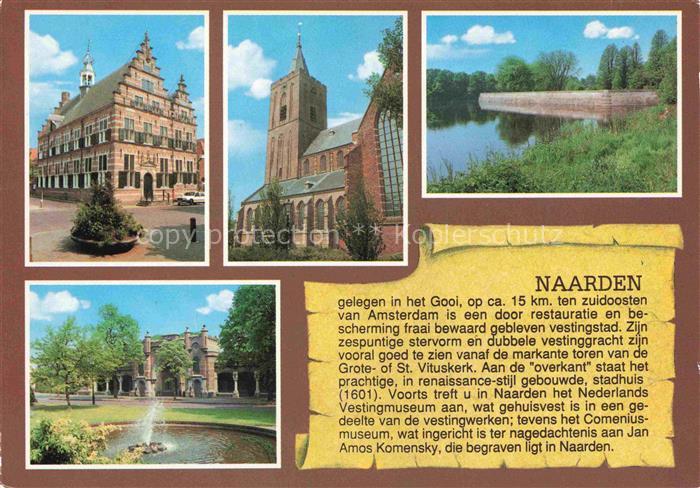 Naarden NL Rathaus Kirche Parktpartien