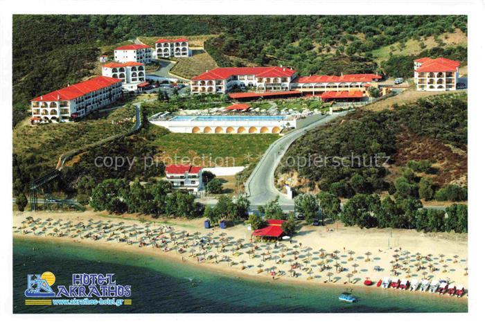 Chalkidiki Halkidiki Greece Hotel Akrathos Fliegeraufnahme